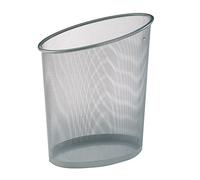Alba - Corbeille à papier Mesh - en métal argenté