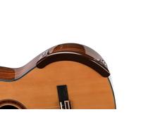 Alba GB accoudoir de guitare, couleur marron, non adhésif, modèle étudiant, accoudoir pour guitare classique et guitare flamenco