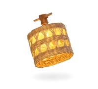 ALBA-Guirlande d'extérieur Bois 10 lumières L800cm Bois New Garden