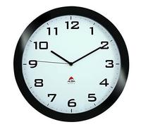 ALBA Horloge murale Horissimo silencieuse à pile 1AA non fournie - D38 cm noir
