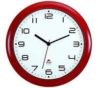 Alba HORNEW R Quartz Horloge Silencieuse Rouge 30 x 5,5 x 30 cm