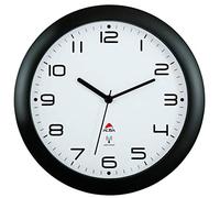 Alba HORNEWRC N Horloge Radio Pilotée Noir 30 x 30 cm