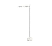 ALBA Lampadaire … Led integree Blanc reversible, metal et ABS Hauteur 185 cm, Tˆte 44x20 cm Socle D31 cm
