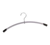 Alba lot de 6 cintres metal et plastique Gris G