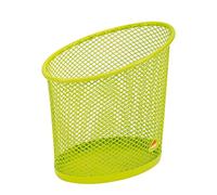 Alba Pot à crayons Albert en métal mesh Vert anis