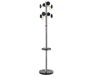 Alba PMSTAN3 M Portemanteau Acier 8 Patères Gris Métal