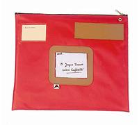 ALBA Pochette navette Rouge en PVC dimensions : 42x32cm