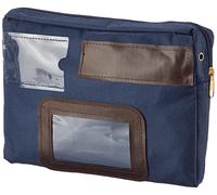 Alba Pochette caisse en nylon imperméable - 27 x 18,5 cm bleu