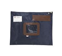 Alba Pochette navette en PVC bleue 42 x 32 cm