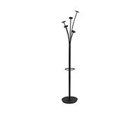 ALBA Porte manteau, Noir, Base Ø 35 cm H 188 cm Tube : Ø 38 mm