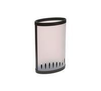 Alba porte parapluies polypropylene - coloris blanc translucide et noir