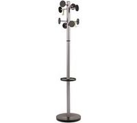 Alba portemanteau acier 8 pateres - coloris gris metal Gris G