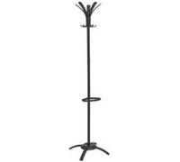 Alba portemanteau cleo 5 double pateres acier et plastique noir Noir G
