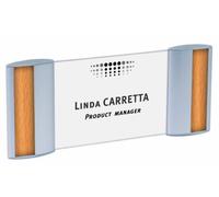 Alba SIGNCDVM Set de 5 Plaques Murales en Aluminium Format Carte de Visite Livrées avec 6 Finitions Assortis