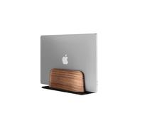 ALBA Support d'ordinateur/Tablette en Bois et Aluminium Noir