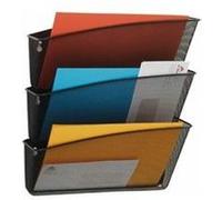 ALBA Trieur mural MESHFILEMAG M, A4, noir, 3 compartiments Noir G