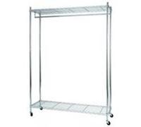 Alba vestiaire mobile 90cm - métal chrome - 36,5x93x7,5cm G