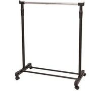 Alba Vestiaire mobile télescopique PMJACK N plastique et acier 180 x 82 x 42 cm noir et gris