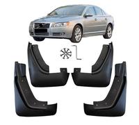 AlbaEUC 4Pcs Voiture Bavette Garde Boue pour Volvo S80 2nd Gen All Trims 2006-2016 Avant et Arrière Anti éClaboussures Accessoires de Protection de Voiture