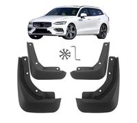 AlbaEUC 4Pcs Voiture Bavette Garde Boue pour Volvo V60 2nd Gen Regular/Recharge/R-Design 2018-Now Avant et Arrière Anti éClaboussures Accessoires de Protection de Voiture