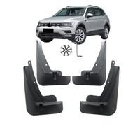 AlbaEUC 4Pcs Voiture Bavette Garde Boue pour VW Tiguan MK2 Regular 2016-2023 Avant et Arrière Anti éClaboussures Accessoires de Protection de Voiture