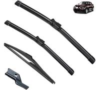 AlbaEUC Balais d'essuie-Glace Avant et arrière pour Nissan Juke F16 2019-2023，Brosses for vitres de Pare-Brise Lot de 3