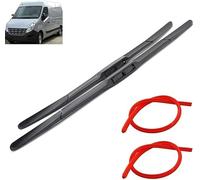 AlbaEUC D'essuie-Glace Essuie-Glace Avant pour Renault Master 3 Nissan NV400 Movano 2010-2023,Balai d'essuie Glace