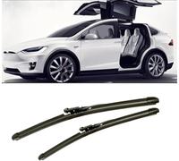 AlbaEUC D'essuie-Glace Essuie-Glace Avant pour Tesla Model X 2016-2019 - 28"+18"，Balai d'essuie Glace