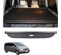 AlbaEUC Étagère Arrière Rétractable De Coffre pour Mercedes Benz 639 Viano 2003-2014, Coffre Cover RéTractable Plage ArrièRe Chargement Panel Luggage ÉTagèRe ArrièRe
