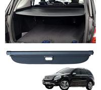 AlbaEUC Étagère Arrière Rétractable De Coffre pour Mercedes Benz ML W164 ML320 2006-2012, Coffre Cover RéTractable Plage ArrièRe Chargement Panel Luggage ÉTagèRe ArrièRe