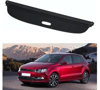 AlbaEUC Étagère Arrière Rétractable De Coffre pour VW Polo 2011-2020, Coffre Cover RéTractable Plage ArrièRe Chargement Panel Luggage ÉTagèRe ArrièRe