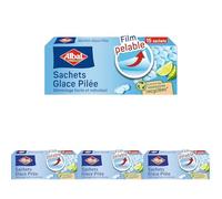 Albal - 15 Sachets Glace pilée - Démoulage Facile - Facile à remplir - Contient des ressources recyclées (Lot de 4)