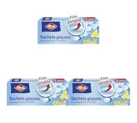 Albal - 15 Sachets glaçons - Démoulage facile - Facile à remplir - Contient des ressources recyclées (Lot de 3)