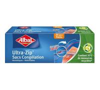 ALBAL Boîte de 25 sacs Ultra Zip - 18 x 20 cm - PM