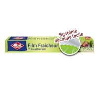 Albal - Film Fraicheur 30m - Film étirable - Préserve la fraicheur des aliments - Adhérent - 70% de ressources recyclées