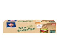 ALBAL Sacs en Papier Kraft pour Sandwich (27 x 12 cm) Sans Poignées pour Garder au Frais - Lot de 20