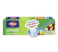 Albal Sacs Multi-Usages, ZIPPER, Fermeture Zip Hermétique (1L), 1 Unité