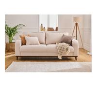 Albane - canapé 3 places - en velours côtelé - Beige