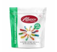 Albanese World's Best Sour 12 Flavor Mini Gummi Worms, sachet de bonbons de 946 ml
