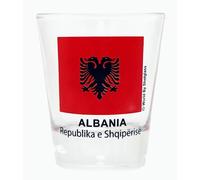 Albania Coat Of Arms Shot Glass by World By Shotglass