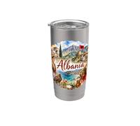 Albanie, Europe Gobelet isotherme en acier inoxydable double paroi