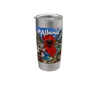 Albanie, Europe Gobelet isotherme en acier inoxydable double paroi