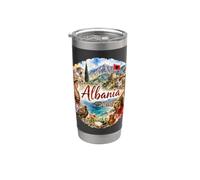 Albanie, Europe Gobelet isotherme en acier inoxydable double paroi