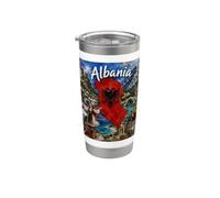 Albanie, Europe Gobelet isotherme en acier inoxydable double paroi