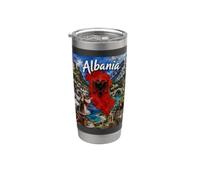 Albanie, Europe Gobelet isotherme en acier inoxydable double paroi