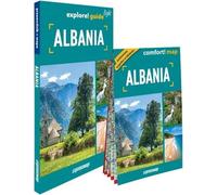 Albanie guide lumineux + carte 2en1 EXPRESSMAP 2025 Edition