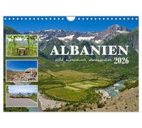 Albanie - sauvage, authentique, aventureuse, Version française (Calendrier mural 2026 DIN A4 portrait), Calendrier CALVENDO mensuel