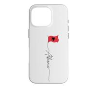 Albanie, Shqiperia Flamuri Shqiptar, Drapeau Patriotique albanais Coque pour iPhone 16 Pro