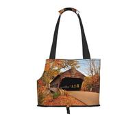 Albany Sac de transport pour petits chiens, chats et lapins Motif pont couvert