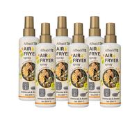 Albaöl Spray Air Fryer - 6 bouteilles de 190 ml - Convient pour toutes les friteuses à air chaud et autres besoins de cuisson à des températures allant jusqu'à 250 °C